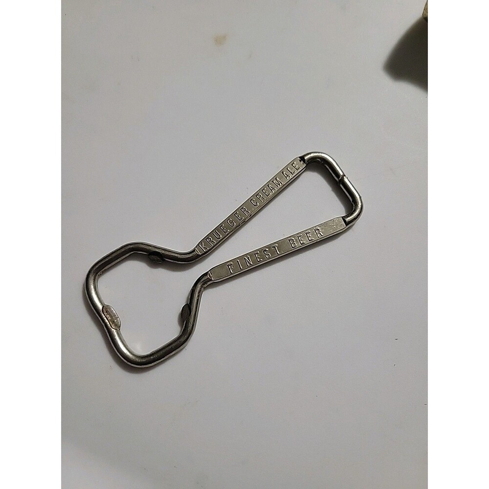 Vintage KRUEGER CREAM ALE Beer Bottle Wire Opener Flat Breweriana Brewery NJ